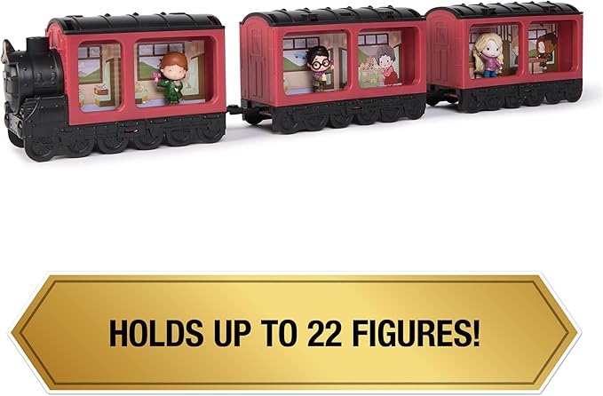 Wizarding World Harry Potter, Micro Magical Moments Hogwarts Express Collectibles Display & Carrying Case with 3 Figures, Kids Toys for Ages 6 and up