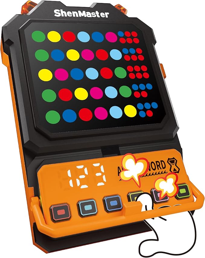 Decoder Game, 10000+ Colors Code-Breaking & Brain Teasers Games for Kids and Adults, Multiplayer Handheld Travel Memory Games, Christmas Birthday Gift for Boys & Girls, Ages 6+