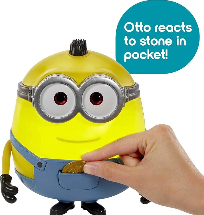 Minions: Babble Otto Large Interactive Toy with 20+ Sounds & Phrases, Gift for Kids 4 Years Old & Up