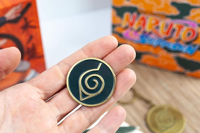 JUST FUNKY Naruto Shippuden Konoha Collectors Looksee Box | Mystery Box Collectors Items | Naruto Toys and Accessories | 5 Themed Toy Collectibles