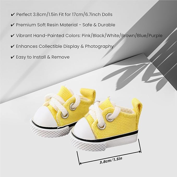 Clothes for Lu bubu 17cm Dolls Accessories(No Doll), Cute Outfit Set 5 Pieces Bib Pants for 17cm Doll Suit, Stylish Dress Up Overalls Doll Clothing Set Replacement with Hat Clothes Shoes Green