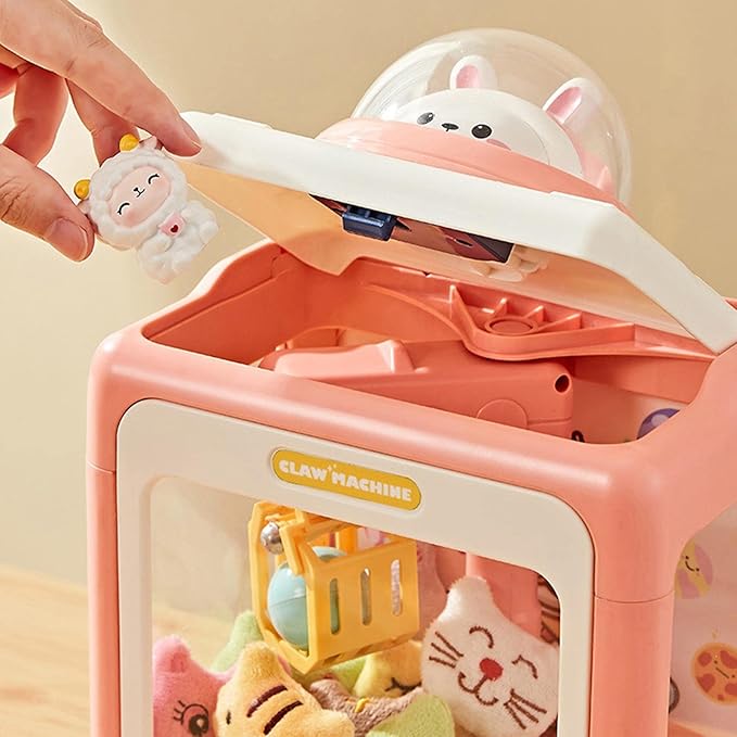 Small Claw Machine,Kids Arcade Claw Machine, Pink