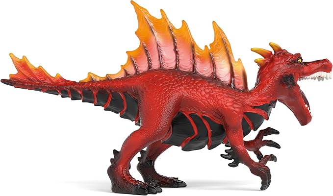 Schleich Eldrador Creatures - 2PC Lava vs Jungle World Playset with Fire Dinosaur and Jungle Lizard - Fun Durable Monster Toys for Boys and Girls - Beast Fantasy Toys for Kids Ages 7+ | 70834