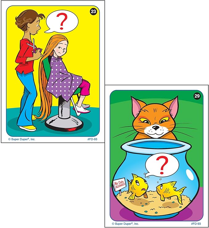 Super Duper Publications | What are They Asking? Fun Deck Flash Cards | Educational Learning Resource for Children