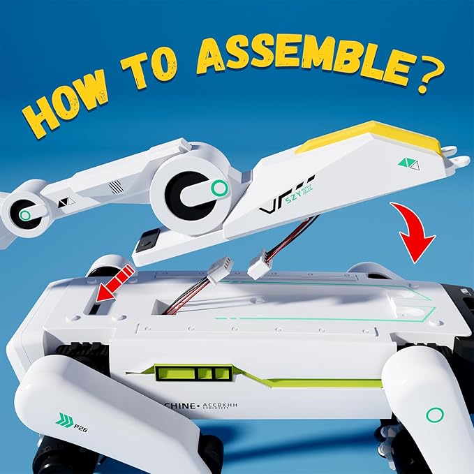 Attachable & Detachable Claw Attachment for Robot Dog Toys
