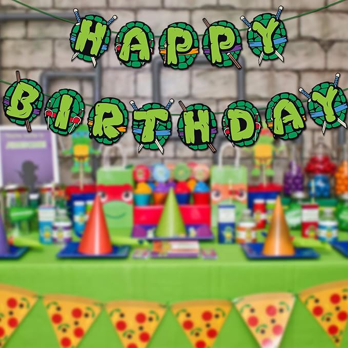 Superhero Happy Birthday Decorations Green American Comics Birthday Party Banner 1st Birthday Party Supplies Favors