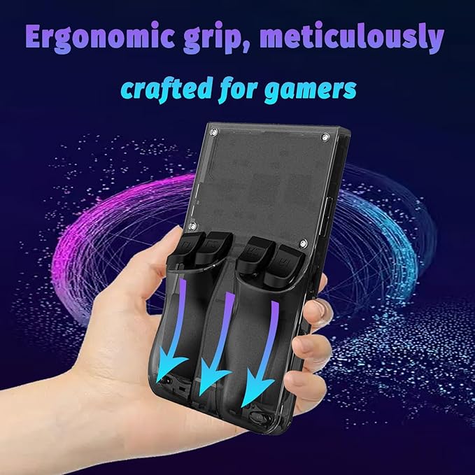 R36max Retro Handheld Game Console,64gb Memory,4000mah Battery, 18000 Pre-Installed Games ,4.0-Inch Ips Hd Screen Portable Retro Gaming Console,Suitable For Travel And Home Use (Black) (Black, 64, GB)