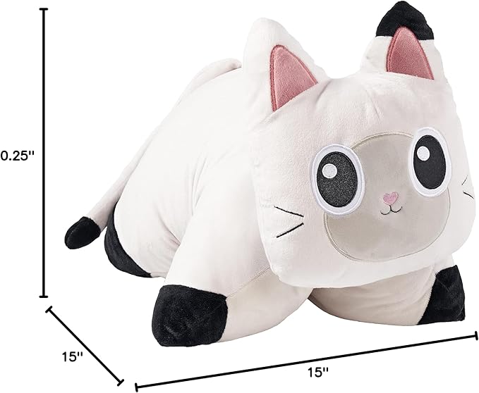 Pillow Pets Pandy Paws Stuffed Animal Plush, 16", NBCUniversal Gabby's Dollhouse Toy