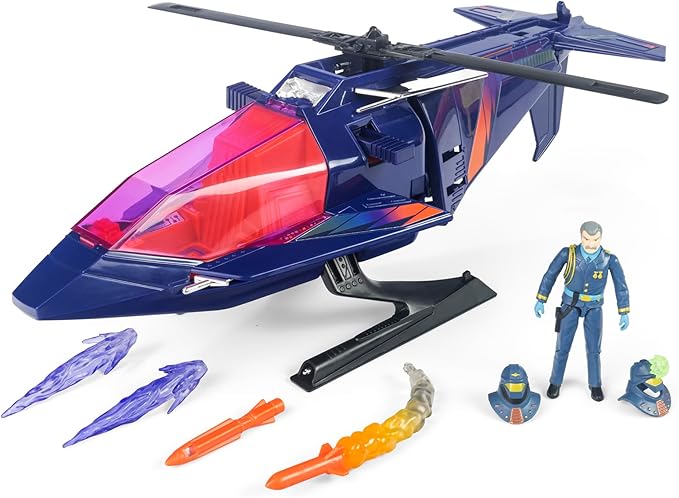 The Loyal Subjects M.A.S.K. High Tech Helicopter with Miles “Wolf” Mayhem Action Figure