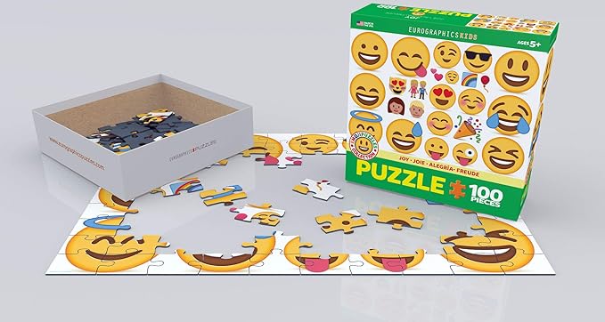 EuroGraphics Joy Emoji (100 Piece) Puzzle, Multi