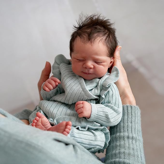 Anano Reborn Baby Dolls 18 Inch Realistic Newborn Sleeping Baby Dolls Girls That Look Real Lifelike Preemie Babies Alive Soft Silicone Reborn Infant Dolls
