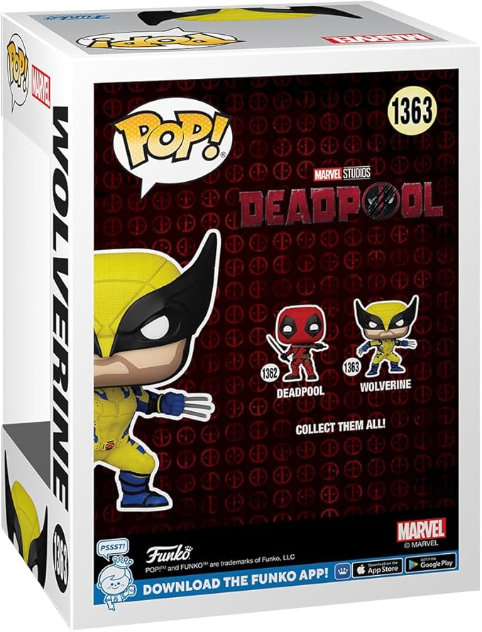 Funko POP! Marvel: Deadpool & Wolverine - Wolverine - Collectable Vinyl Figure - Gift Idea - Official Merchandise - for Kids & Adults - Movies Fans - Model Figure for Collectors and Display