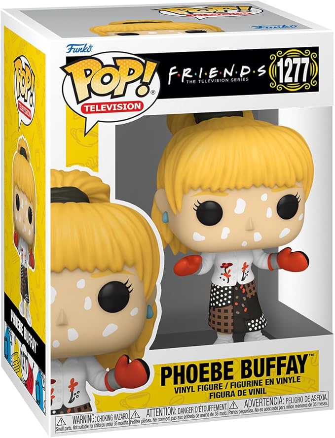 Funko POP! TV: Friends - Phoebe Buffay - 1/6 Odds for Rare Chase Variant Chicken Pox - Collectable Vinyl Figure - Gift Idea - Official Merchandise - for Kids & Adults - TV Fans