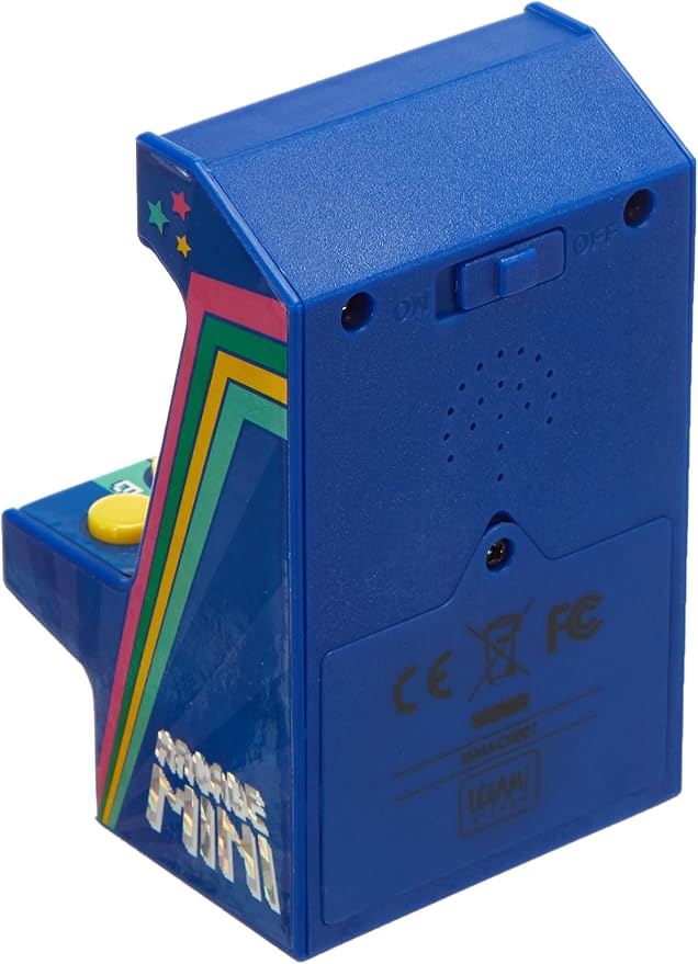 Legami - Mini Arcade Video Game, 152 Games, with Lights and Sounds, Adjustable Volume, in English, 5.7x9.5 cm