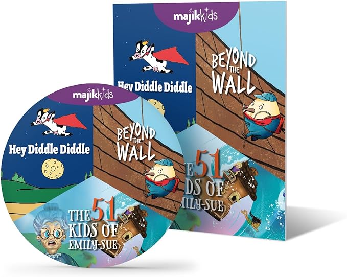 Majik Kids The Untold Stories StoryShield, Screen-Free Educational Audio Content, Kids Ages 3-6
