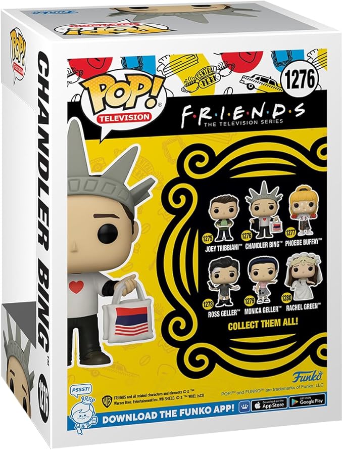 Funko POP! TV: Friends - New York Chandler Bing - Collectable Vinyl Figure - Gift Idea - Official Merchandise - for Kids & Adults - TV Fans - Model Figure for Collectors and Display