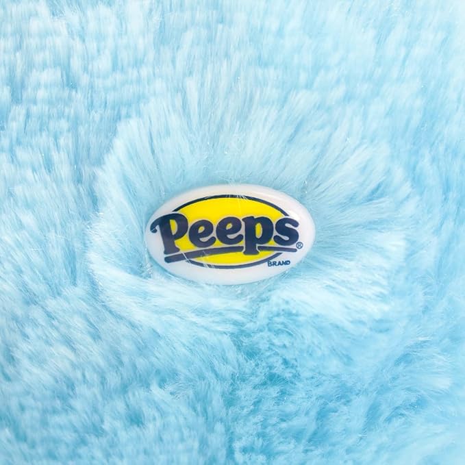 Animal Adventure | 15" Lamé Blue Bunny Peeps Plush | Easter Basket Stuffed Animals for Kids | Marshmallow Candy | Huggable Ultra Soft Plushie Stuffers Toy | Collectable Gifts | Aged 3+
