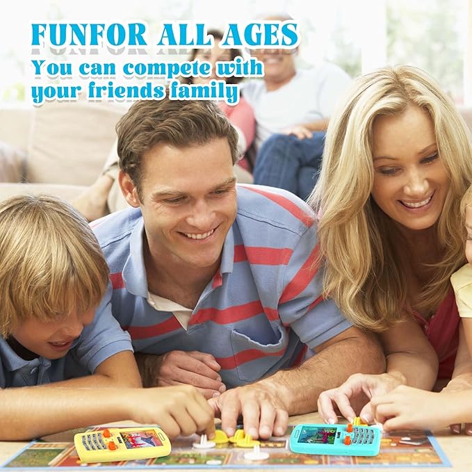 Gejoy 10 Pcs Handheld Water Ring Games Kids Party Favors Cellphone Water Ring Toss Game Goodie Bags Stuffers Party Favors for Kids Teenager Birthday Contest Prize (Stylish)