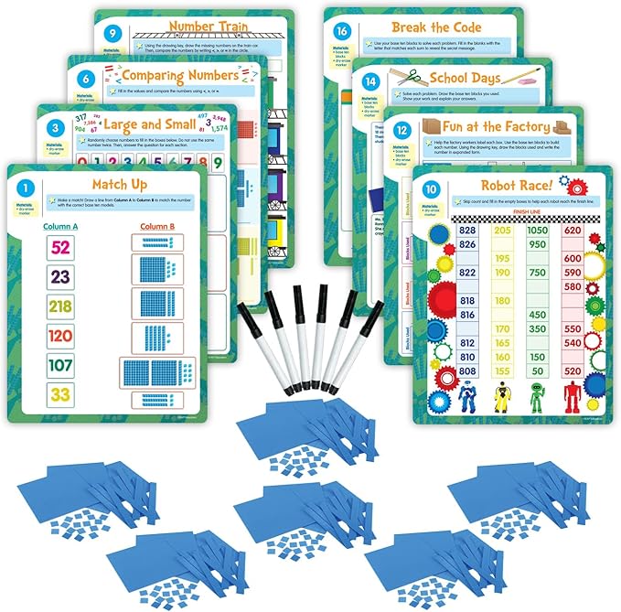 EAI Education Hands-On Math Centers: Base Ten - Grade 2