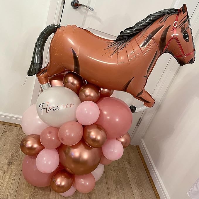 4 Pack Giant Horse Balloons - Horse Themed Party Decorations