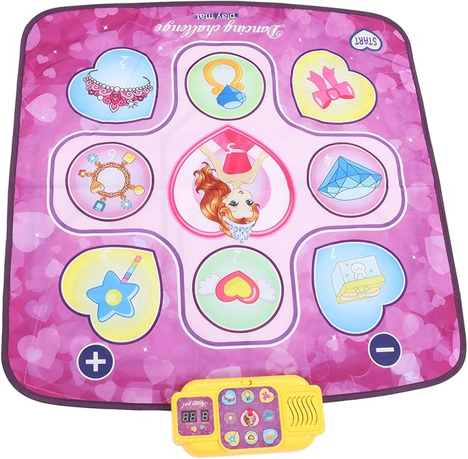Kids Music Dance Mat Foldable Improve Coordination Antislip Electronic Dance Pad