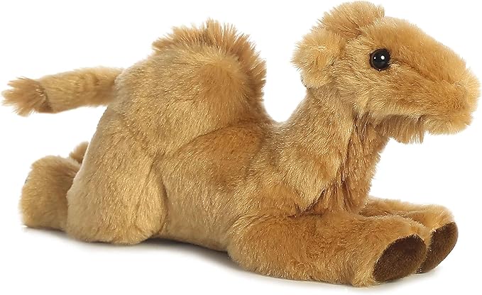 Aurora® Adorable Mini Flopsie™ Camel Stuffed Animal - Mini Companions Ready for Playful Adventures - for Kids All Ages, Toddlers, Adults, and Families - Brown 8.5 Inches