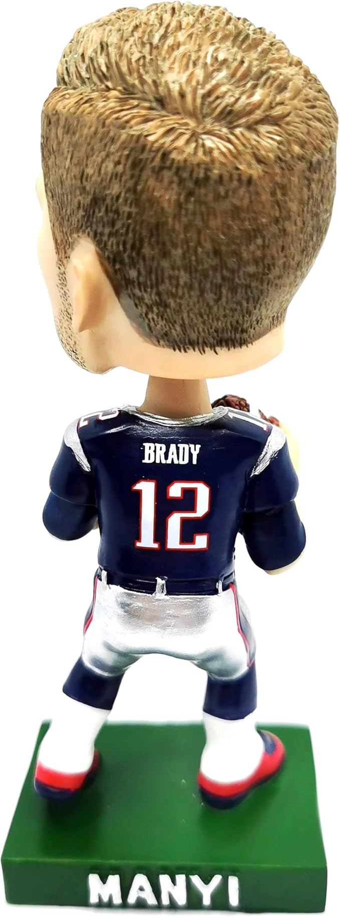 Rugby Player Brady Bobblehead Action Figure 5.5" Collectible Figurine -Painted Resin Collectible Doll- Perfect Sports Fan Gift