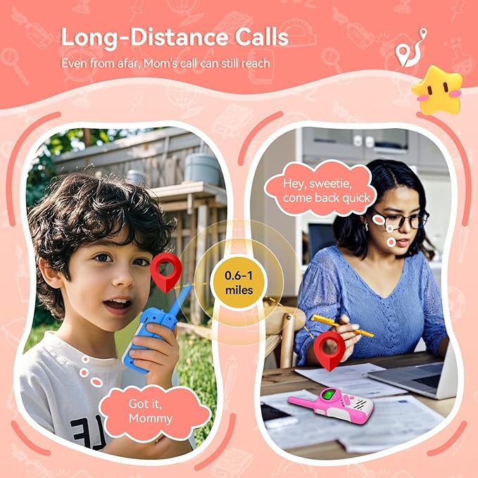Retevis EZTalk 70 Rechargeable Walkie Talkies for Kids Safe Mode 2 Way Radio Bundle with RT628 Kids Walkie Talkies, Army Toys for 6-12 Year Old Boys Girls for Outdoor Adventure Camping(2 Pack, Camo)