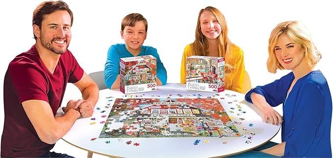 RoseArt - Puzzle Collector - Baking with Mom - 500 Piece Jigsaw Puzzle for Adults