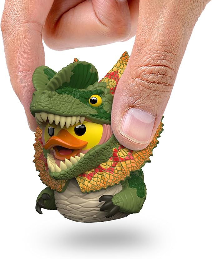 TUBBZ Mini: Jurassic World Rebirth - Dilophosaurus Cosplaying Rubber Duck Vinyl Figure