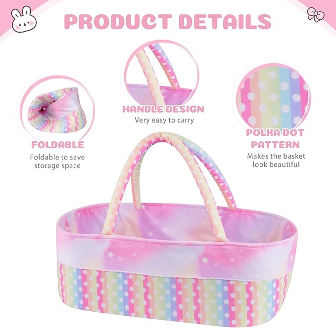 BABESIDE 8 Pcs Reborn Baby Doll Clothes with Bassinet for 17-22 Inch Babydolls, Reborn Baby Doll Accessories fit Realistic Dolls Girls, Colorful Baby Dolls Clothes