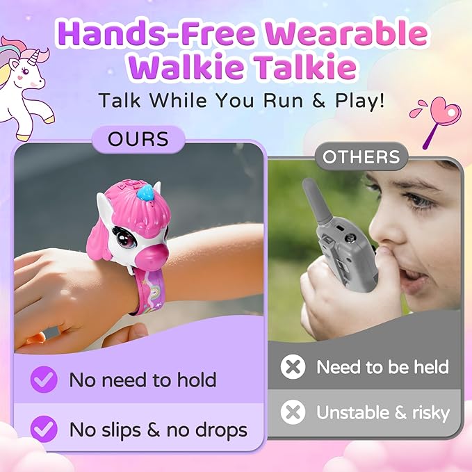 Vvinca Walkie Talkies for Kids 4 Packs