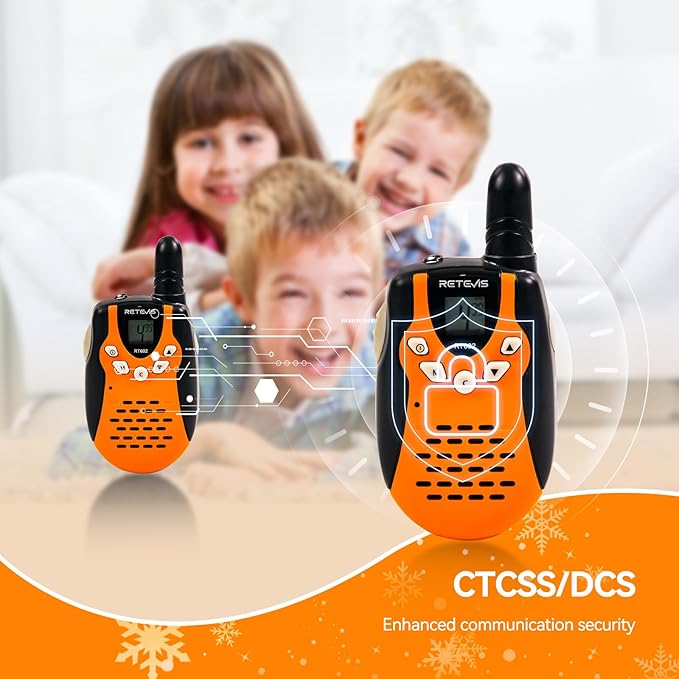 Retevis RT602 Walkie Talkies for Kids Rechargeable, Toys Birthday Gifts Bundle with EZTalk 80 Kids Walkie Talkies, Science STEM Kits DIY Toys for Boys Girls Ages 6-12 Stocking Stuffers