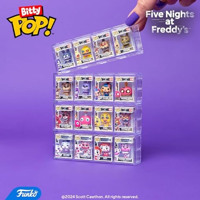 Funko Bitty POP! Five Nights at Freddy's (FNAF)- Foxy and A Surprise Mystery Mini Figure - 0.9 Inch (2.2 Cm) Collectable - Gift Idea - Cake Topper