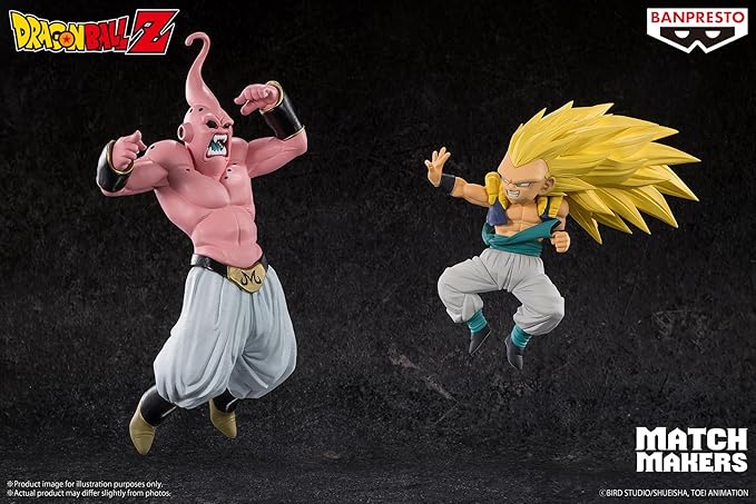 Banpresto - Dragon Ball Z - Majin Buu (vs Super Saiyan 3 Gotenks) Match Makers Figure