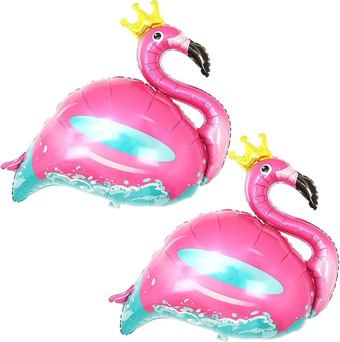 Flamingo Balloons,2 PCS 40 Inch Pink Flamingo Foil Balloons,Flamingo Party Decorations,Flamingo Birthday Decorations