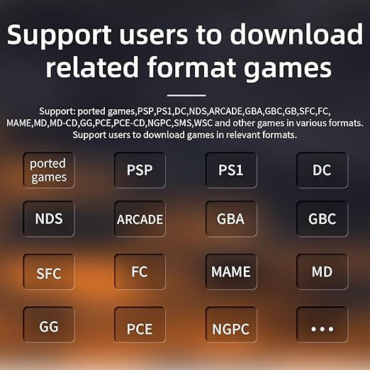 RG35XX H Retro Handheld Game Console Linux System 3.5''IPS Screen Built-in 64G TF Card with 3545+ Preinstalled Games RG 35XXH Portable Gaming Console RG35XXH Support 5G WiFi Bluetooth HDMI White