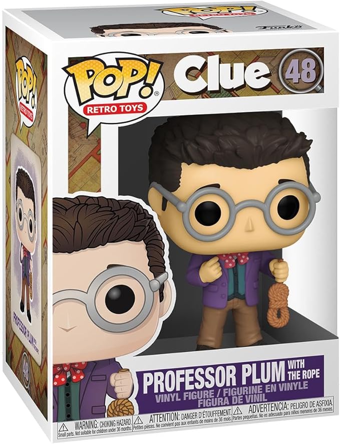 Funko Pop! Retro Toys: Clue - Professor Plum with Rope