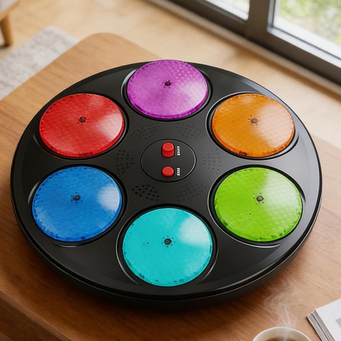 Interactive Memory Game - Electronic Brain Training Toy with Light and Sound Challenge, Fun Educational Game for Kids Teens Adults, Portable Cognitive Skill Activity for Family