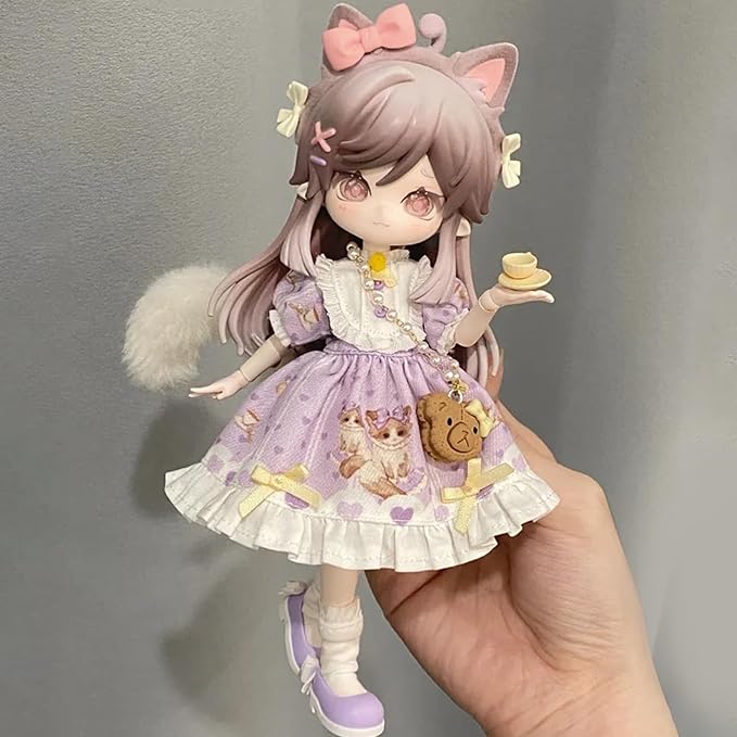 BEEMAI Minty Fantasy Forest Series Single Box (Contains 1 Figure), 1/12 BJD Blind Box Cute Figures Collectibles Birthday Gift