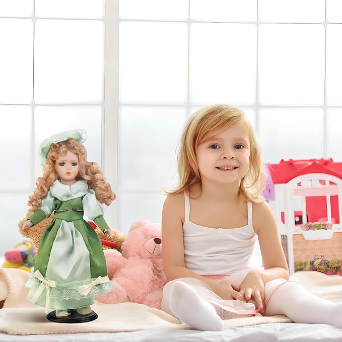 UPKOCH 18 Inch Doll Stand Adjustable Plastic Display Holder 3Pcs Set for 17 to 18 Inch Dolls Action Figures Collectible Display and Storage