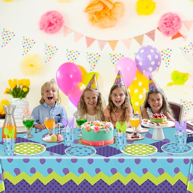 169Pcs Monster Birthday Party Supplies,Monster Theme Decoration Paper Tableware Set,For Kids Birthday Baby Shower Decorations