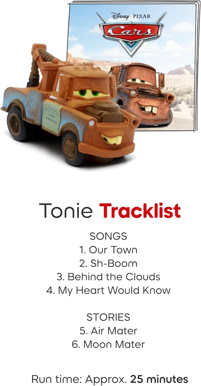 Tonies Mater Audio Toy Figurine from Disney and Pixar's Cars 2