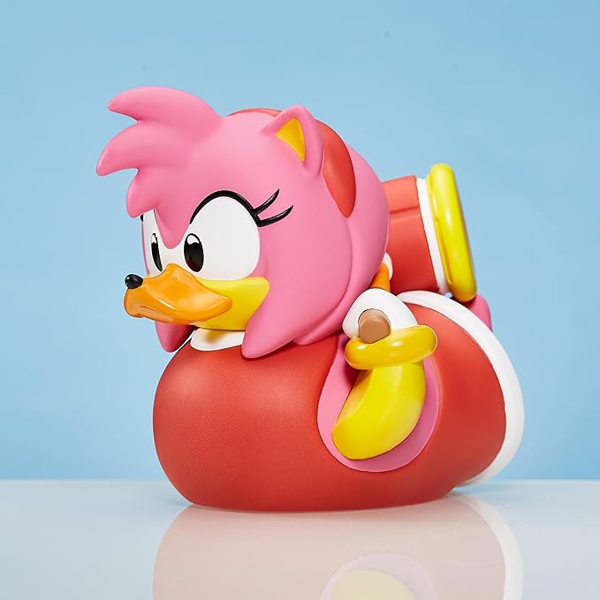 TUBBZ Boxed Edition Amy Rose Collectible Vinyl Rubber Duck Figure - Official Sonic The Hedgehog Merchandise - TV, Movies & Video Games