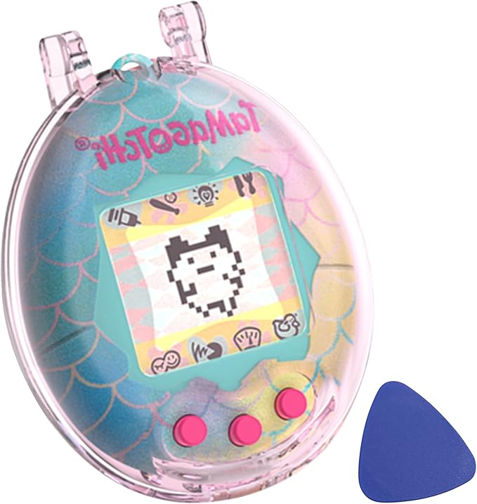 Geiomoo PC Case for Tamagotchi Original Digital Pet, Soft Flexible Scratch Resistant Protective Cover (Pink)