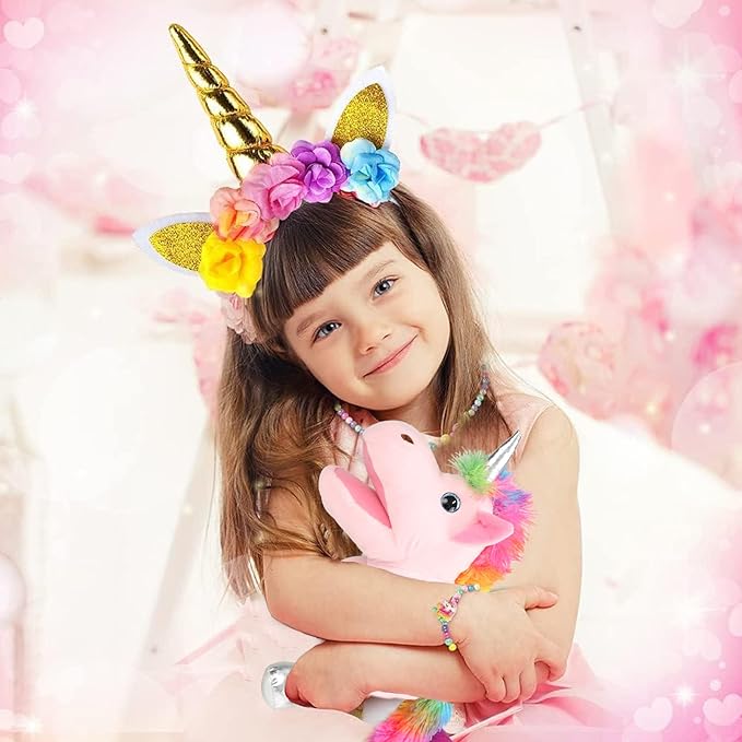 Unicorn Toys Unicorn Hand Puppet, Unicorn Stuffed Animals Hand Puppets Unicorn Toys for Girls, Puppets for Kids Rainbow Unicorn for Kids Puppets for Adults Unicorn Gifts Plush Stuffed Unicorn