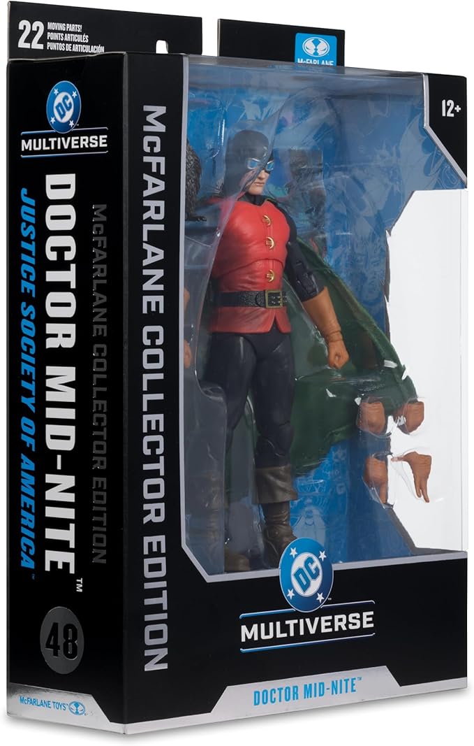 McFarlane Toys - DC Multiverse Doctor Mid-Nite (Justice Society of America) 7in Action Figure McFarlane Collector Edition #48