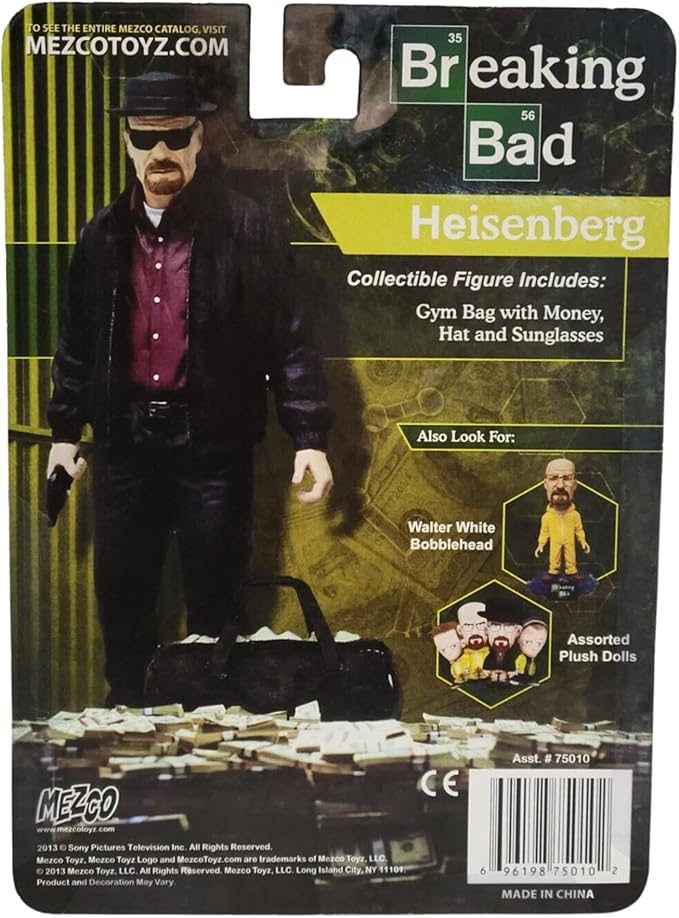 Mezco Toyz Breaking Bad Heisenberg Walter 6" Action Figure