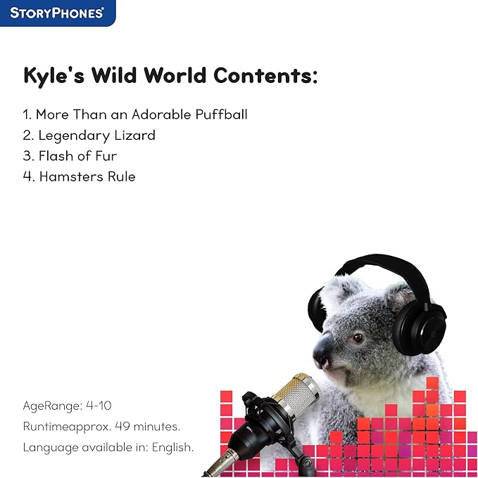 StoryShield, Pinna Screen-Free Audio Storytelling Disk, Kyle's Wild World