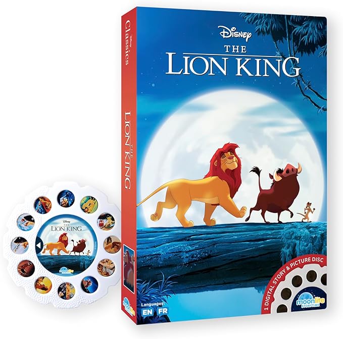 Moonlite Storytime - Disney's the Lion King Classic - Read Together - Projector Sold Separately - Single Disc - Learning Gifts for Kids Ages 12 Months & Up - Canadian Founded
